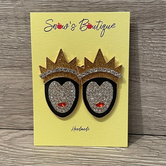 3/$35 Evil Queen Snow White // Disneyland Disney World Earrings - Picture 1 of 5
